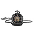Luxury Modern Alloy Mechanical Movement Men's Pocket Watch with 47mm Dial and Zinc Alloy Strap