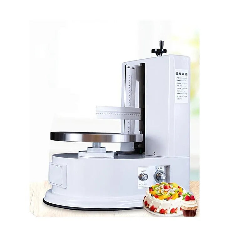Automatic Birthday Cake Decorating Machines Cake Smoothing Coating Maker Machine