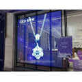 Transparent Led Media Window Retail Window Led Screen Commercial Retail Shop Window Led Display