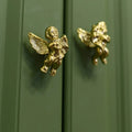 French Brass Little Angel Retro Modern Design Durable Handle for Living Room Cabinets