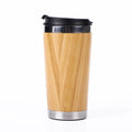 FX Factory New Product Unique Stainless Steel Bamboo Coffee Mug with Lid Insulated Vacuum Coffee Mug