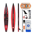 For New Design Inflatable Racing Boards Stand up Paddle Board Drop Stitch+PVC+EVA Material Lakes & Rivers Use