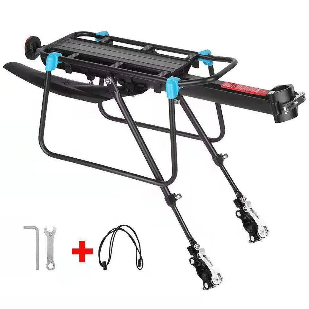 Quick-disassembly Bicycle Racks Mountain Bike Disc Brake V Brake Shelf Aluminum Alloy Universal Bicycle Rear Racks