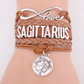 Zodiac Signs Capricorn Aquarius Pisces Aries Taurus Gemini Cancer Leo Virgo Libra Scorpio Sagittarius Mens Girls Women Bracelet