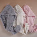Wholesale Turban Microfiber Terry Dry Hair Towel Shower Spa Head Wrap Hair Drying Hat Towell