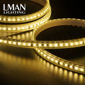 High Voltage Strip Lighting Holiday 10cm/cut Cuttable 50m Per Roll 110 Leds 220V 2835 Led Light Strip
