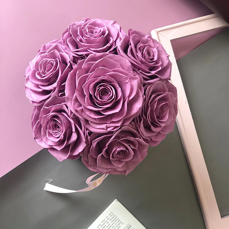 Every Love Everlasting Infinity Long Lasting Dried Forever Eternal Flower Buds Preserved Roses Head for Flower Decoration