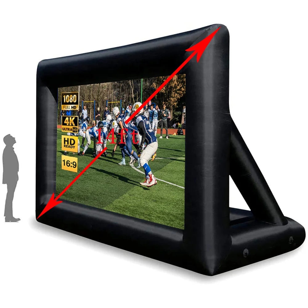Hot Sale Outdoor Inflatable Movie Screen /Inflatable Rear Projector Screen for Cinema