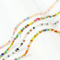 70cm Beaded Floating Glasses Strap Colorful Fashion Glasses Strap Eyeglass Cord