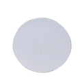 RubySub Classic Style 100*100*3MM Round White Neoprene Coasters Sublimation Neoprene Mats & Pads for Drinks
