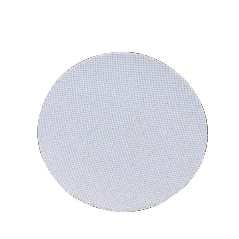 RubySub Classic Style 100*100*3MM Round White Neoprene Coasters Sublimation Neoprene Mats & Pads for Drinks