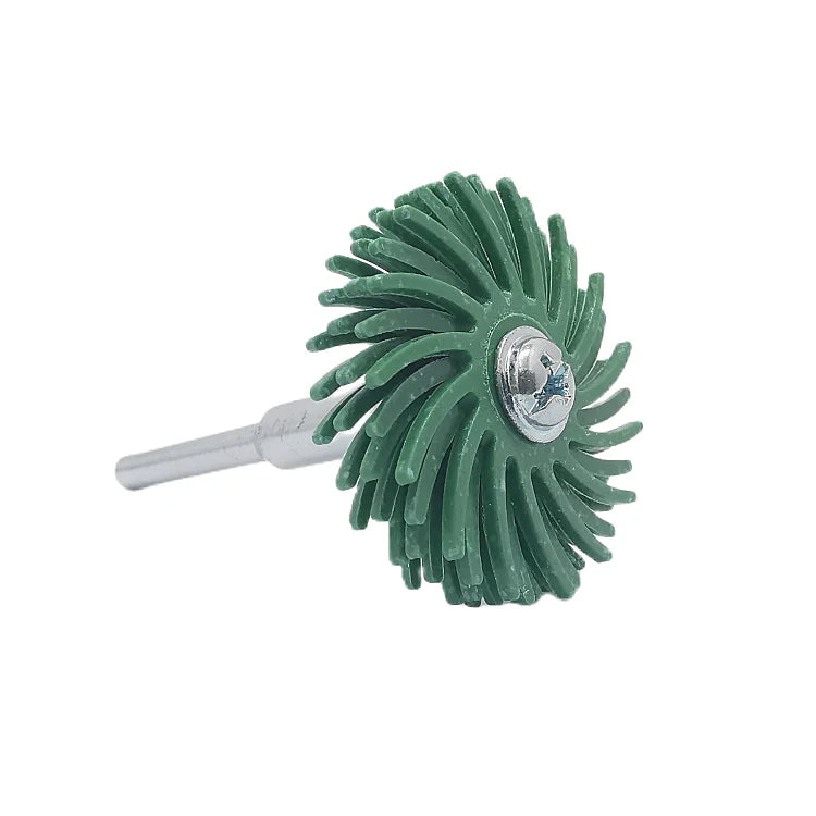 Wholesale 1'' Radial Bristle Discs High-Hardness Brushed Abrasive Grinding Wheels for Jewelry Polishing Custom OEM Supported