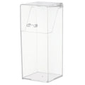 CY RTS Clear Cuboid Organizer Plastic Container Makeup Brush Display Plastic Rack Plastic Makeup Organizer