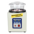 KT-205 Metal Deburring Chamfering Grinding Tools 800g Capacity Electric Magnetic Tumbler Jewelry Polisher Polishing Machine