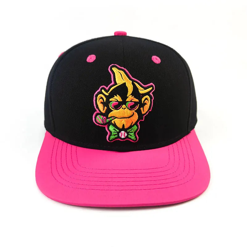 Fashion Customizable Caps Wholesale Flat Brim Cap Embroidered Hats with Buckle for Outdoor