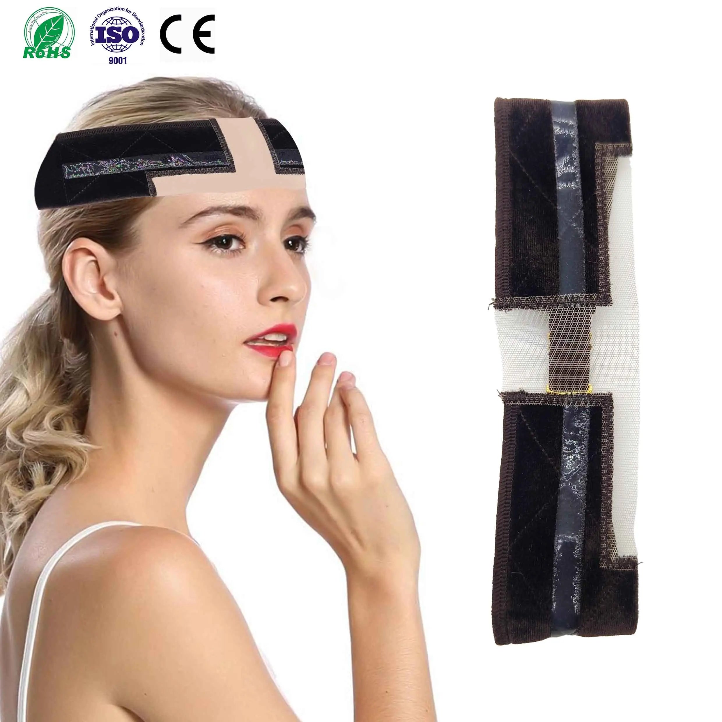 Fasimei Hair Silicone Velvet Wig Grip Wig Grip Elastic Headband Human Hair Lace Wig Gripper With Lace