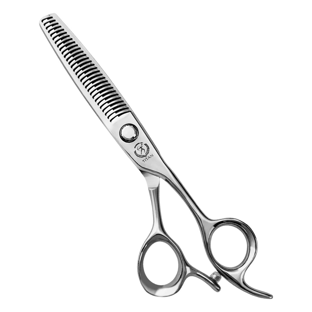 Titan Professional Thinning 6inch Bearing Screw  Cutting Hair Scissors Vg10 Steel for Barber Salon Shears Tools