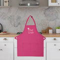 Adjustable Apron with Pockets Custom Logo Kitchen Working Bar Shop Cafes Waitress Waiter BBQ Restaurant Aprons Kitchen