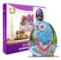 DIY 5d Diamond Painting 3d Three-Dimensional Puzzle Special Shaped Diamond Acrylic Puzzle Owl Picture Crystal Home Decoration