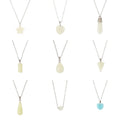 G1632 Fashion Waterdrop Star Luminous Heart Pendant Necklaces with Brown Card Glow in the Dark Link Chain Necklace Jewelry