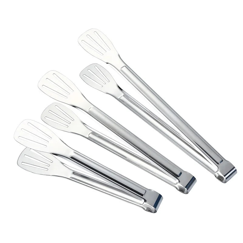 Customized Wholesale BPA Free Non-Stick Stainless Steel BBQ Cooking Grilling Food Tongs