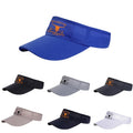 Fashion Custom Printed LOGO Outdoor Lightweight Breathable Holes Visor Beach Adjustable Sun Cap Quick Fast Dry Visor Cap