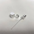 New Design Custom Aluminum Shiny Silver Cosmetic Perfume Spray Pump With Cover