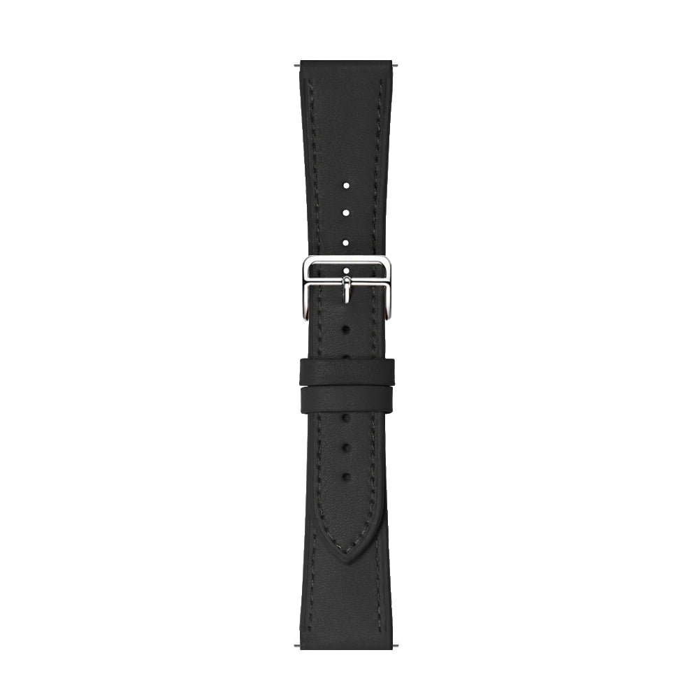 Luxury 20mm Genuine Leather Wrist Watch Band Strap Universal for Samsung Galaxy Watch5 Pro Watch4 Classic 40mm 44mm 45mm 46mm