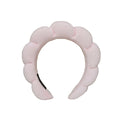 FanYue Ins New Arrival 2023 Cute Cloud Towel Flannel Sponge Hair Band for Women Fried Dough Twist Headbands for Women