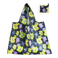 Large Capacity Folding Shoulder Polyester Fashion Shopping Tote Bag Animal Prints Screen Printing Reusable Customized Logo