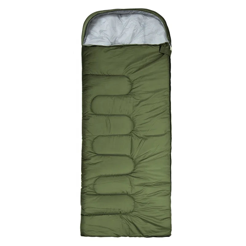 YAKEDA Cold Weather Winter Hiking Camping Climbing Splicing Single Envelope Type Sleeping Bag for Adult
