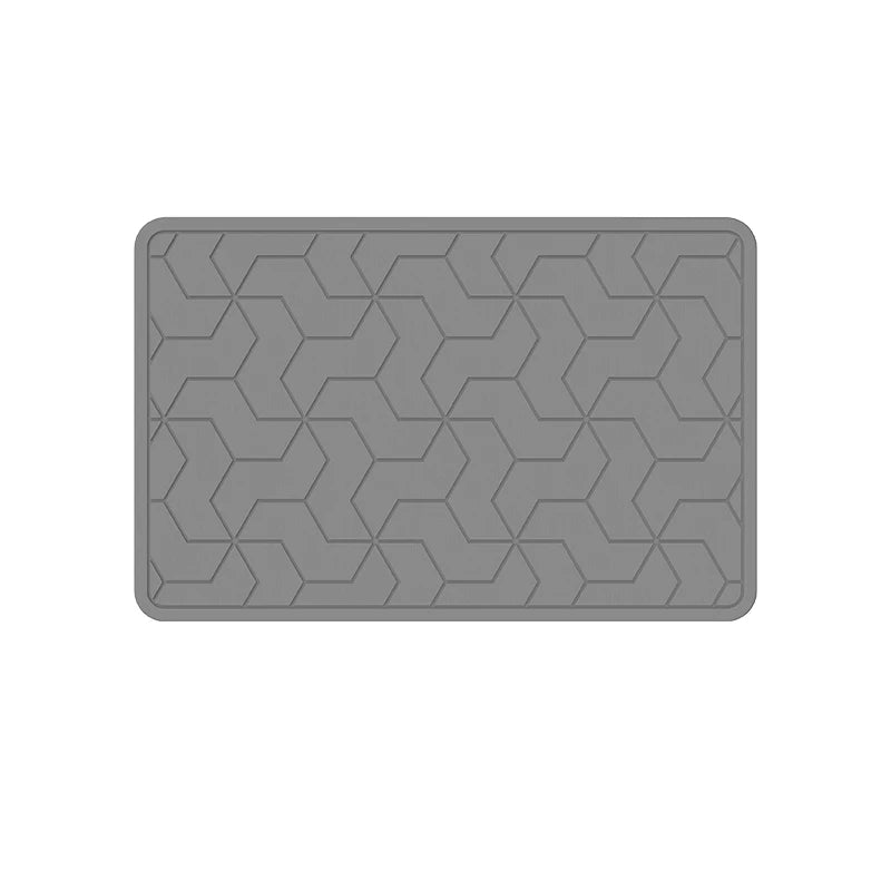 Anti slip fast drying engrave diatom earth bath stone mat for bathroom