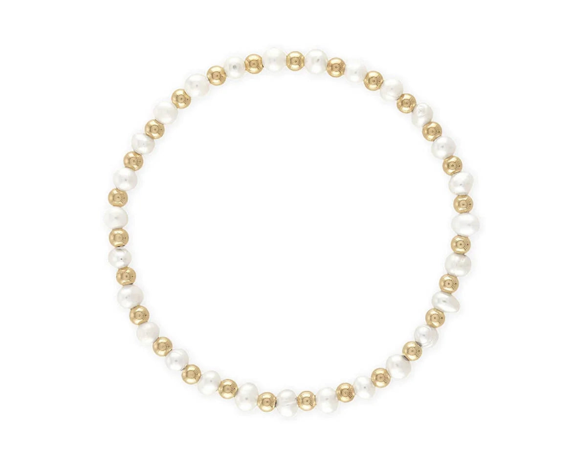 Beadsnice Natural Pearl Beads Bracelet 14k Gold Filled