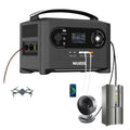 1200W Outdoor Portable Power Station in Stock 110v/230v Camping DC AC Outlet Solar Generator MPPT Home Travel