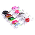 Mini Floating 40mm 7g Fishing Lure Hard Plastic Bass Bionic Crankbait With Rattles