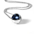 Best Selling Fashion Design Galaxy Glass Necklace Unisex Pendant Necklace for Women Men Gifts