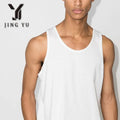 Round Neck White Blank Summer tank Tops Men Cotton Custom Vest