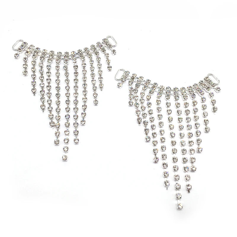 Crystal Pendant Bikini Diy Design Swimwear Flexible Rhinestone Tassels Bikini Connectors