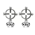 Wholesale Stainless Steel Non Piercing Nipple Ring Bell Screw Adjustable Nipple Piercing Jewelry