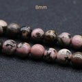DIY Natural Stone Rhodonite jasper Beads Dark YellowAgate Beads For Jewelry Making Necklace Bracelet crystal jewelry