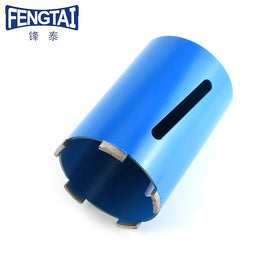 107mm FENGTAI Diamond Resin Bonded Core Drill Bit 150mm Length European Standard EN13236 3-Year Warranty for Masonry Drilling