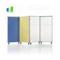 Modern Design Folding Wall Partition for Restaurant Office School Use Low-High MDF Melamine Divider Warehouse Gym Hospital Villa
