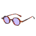 YTSXY621 Women's Fashion Ins Polygonal Rice Nail Sunglasses Blue Frame Wholesale Ocean Film Cross-Border Funny Trend