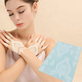 Custom OEM Eco-Friendly Non-toxic White Henna Tattoo Sticker for Body Face Bridal Hand Back Waterproof Temporary Customized