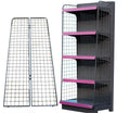 Heavy Duty Plastic & Metal Net Side Retail Grocery Shelves Accessories for Gondola Racks