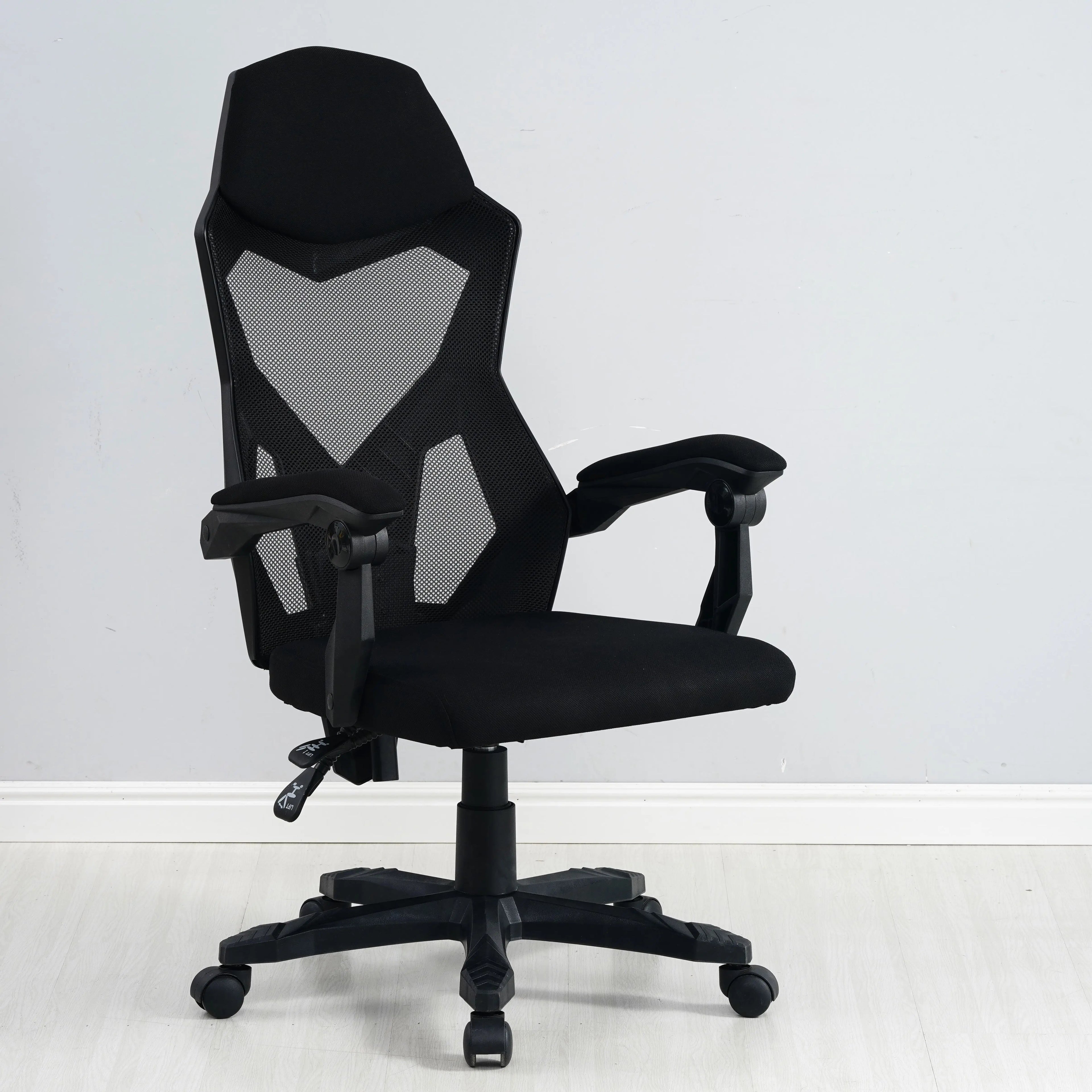 Hot Selling Black Executive Armrest Guest Synthetic Mesh Chair Modern Style Chairless Shipping Office Chair