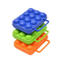 Super Lightweight Outdoor Egg Storage Box 12-Piece Portable Plastic Egg Protector Shock-Proof and New Condition