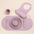 100% Bpa Free Non-Toxic Heat Resistant Luxury Silicone Kids Placemat Plate