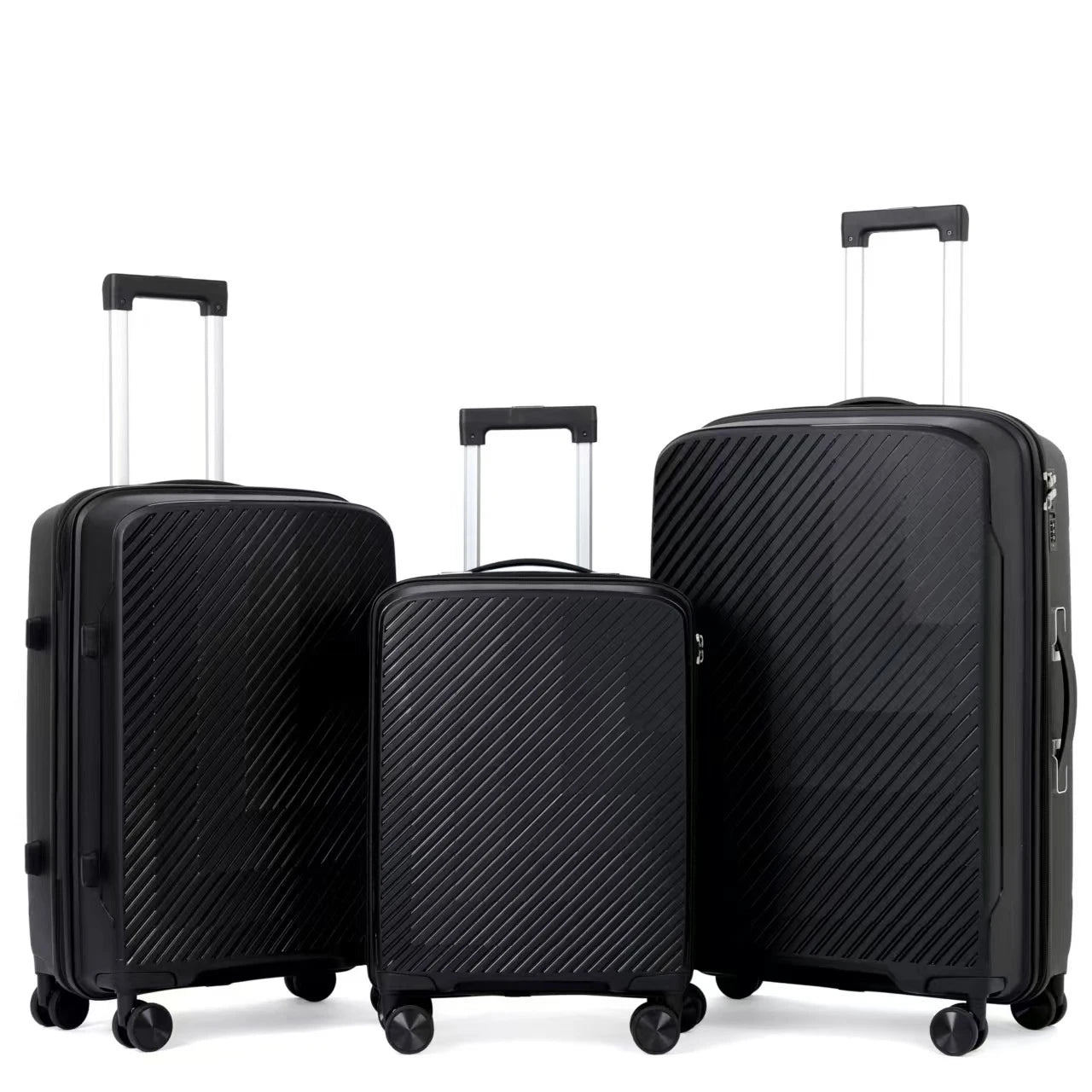 Gift custom Hot Selling Waterproof Luggage Set 3 PCS 20 24 28 Stylish and Durable PP Material Travel Suitcase