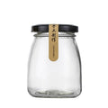 Affordable Quality 100 ml 120 ml 180 ml 280 ml 380 ml 500 ml Metal Screw Lids Honey Jam Jars Round Glass Jars